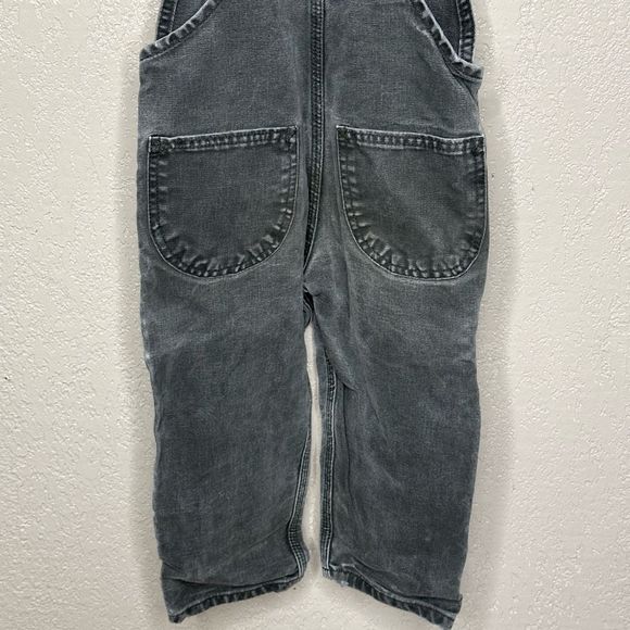 VTG Carhartt Overalls Size 5T Toddlers MOSS Green - Picture 7 of 7